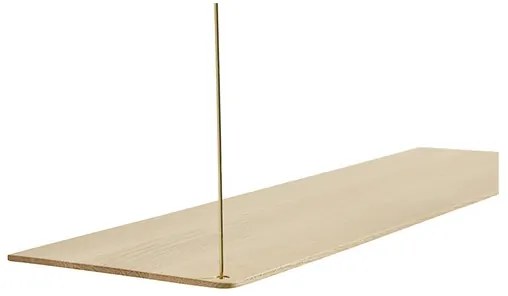 Stedge Add-on Scaffale L80 White Oak/Brass - Woud