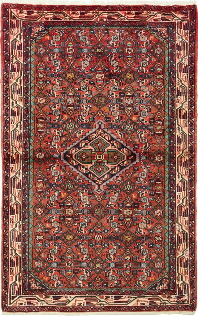 Hamedan Tappeto 160 x 100 (Iran) Annodato A Mano