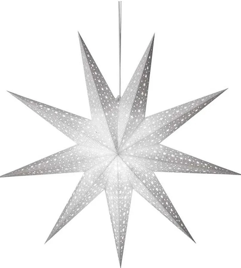 Addobbo natalizio 1xE14/25W/230V d. 60 cm argento