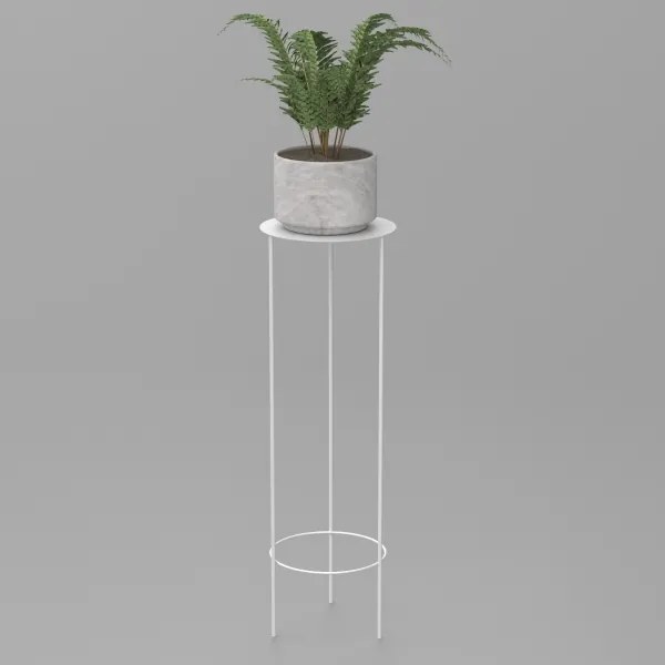 Portafiori 100x32 cm bianco