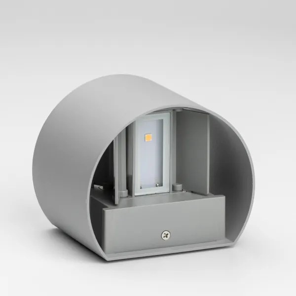 Brilagi - Applique a LED da esterno RONDO LED/6W/230V grigio IP54