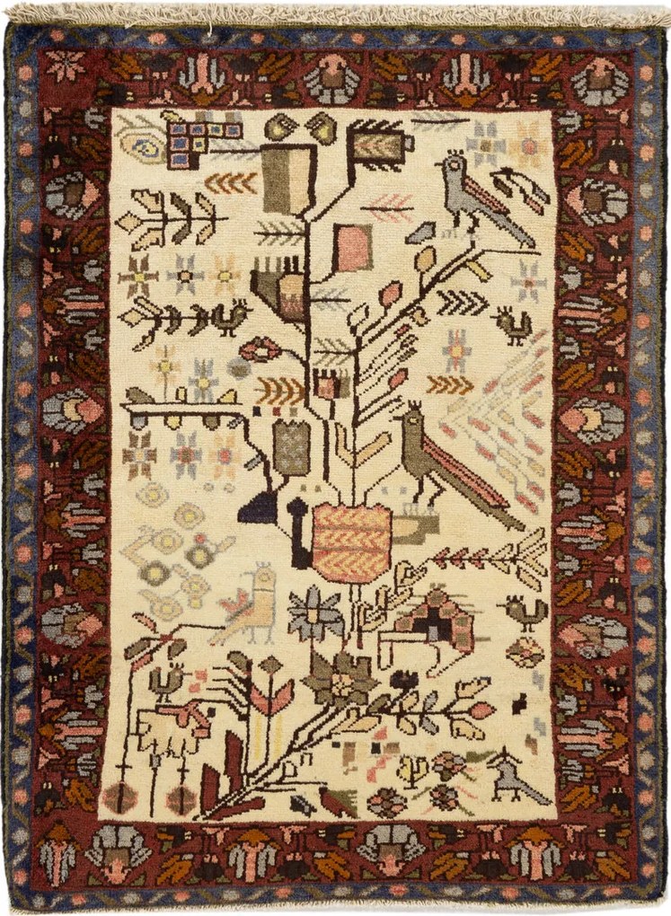 Hamedan Tappeto persiano 90x120 (Iran) Annodato A Mano