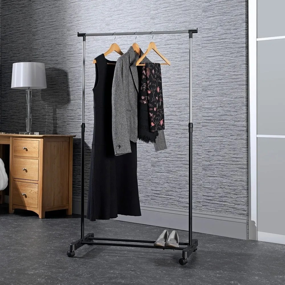 Stand appendiabiti nero in metallo 85x94x48 cm – Addis