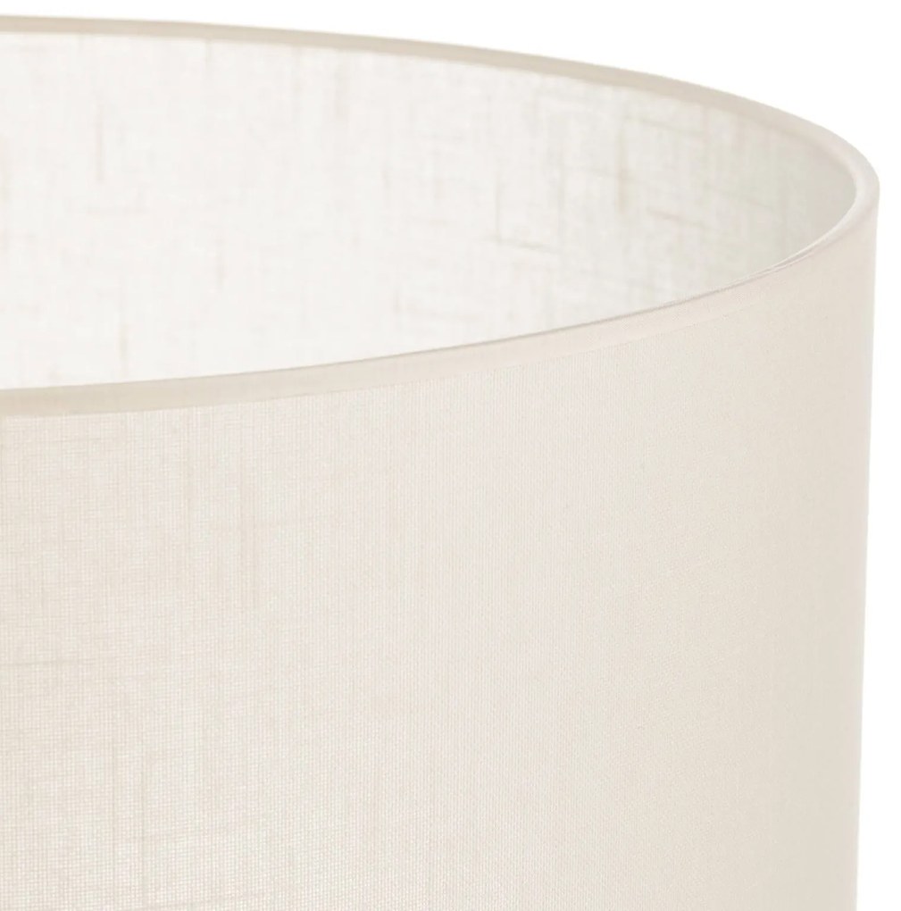 Paralume Alba, Ø 45 cm, E27, ecru Alba HELAM, Crema / Ambra, Soggiorno / Sala da pranzo, Tessuto / Stoffa / Seta