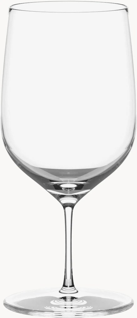 Set di 6 bicchieri acqua in vetro soffiato Q1