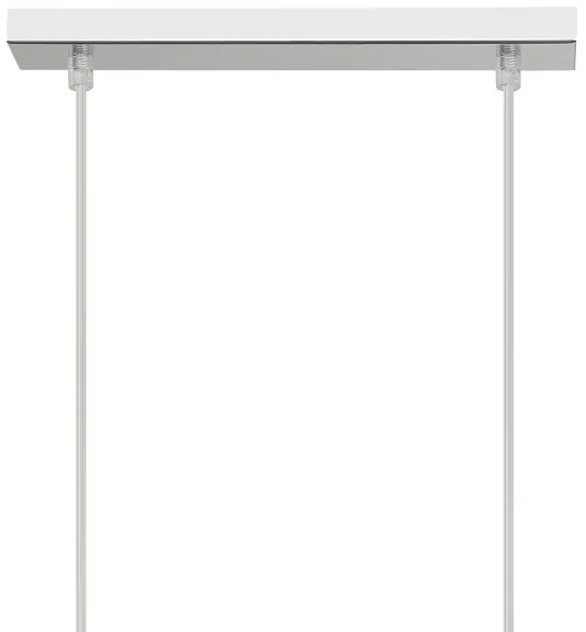 Lampadario a sospensione con filo ARMIN 2xGU10/10W/230V cromo lucido