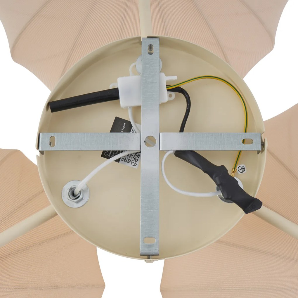 Plafoniera Japandi beige a 3 luci - Multi Bida