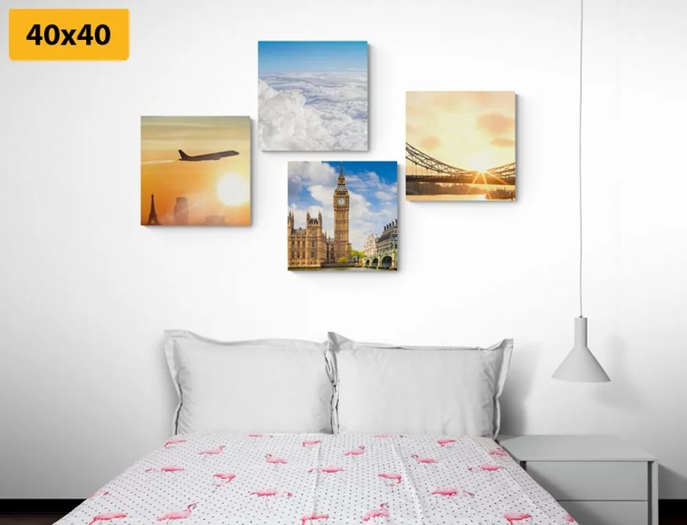 Set di quadri – Viaggio unico