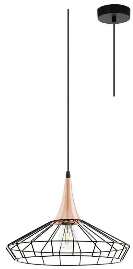 Eglo 54678 - Lampadario LED a sospensione con cavo 1xE27/4W/230V