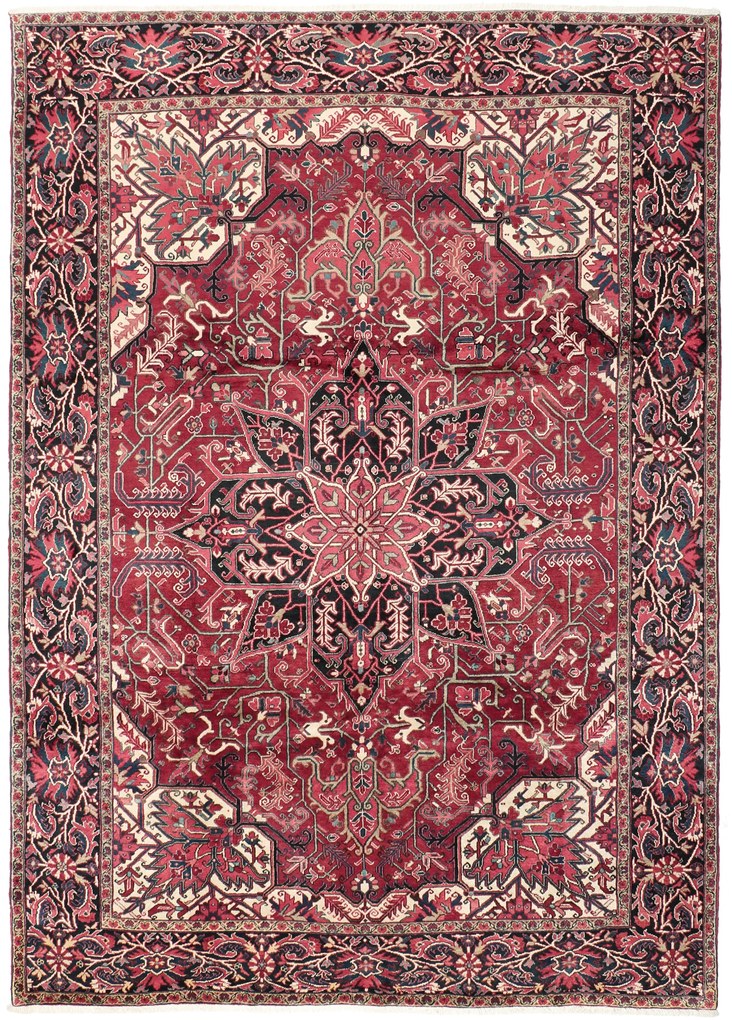 Heriz Tappeto persiano 290x390 (Iran) Annodato A Mano