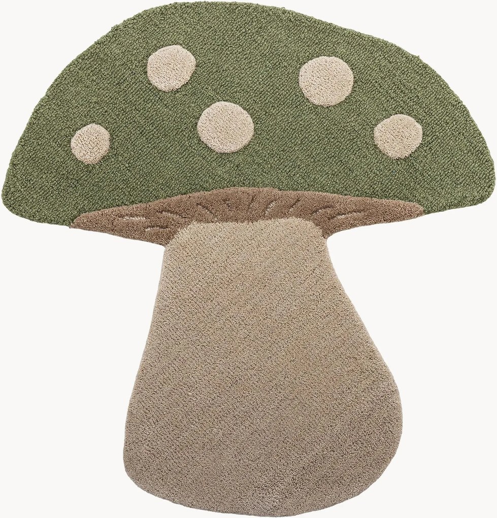 Tappeto in lana per bambini Mushroom