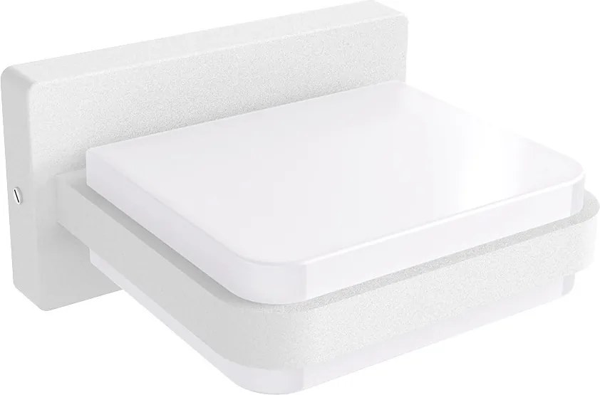 Applique LED 12W Rettangolare per esterni a Luce Diffusa IP54 Bianca Colore Bianco Naturale 4.000K