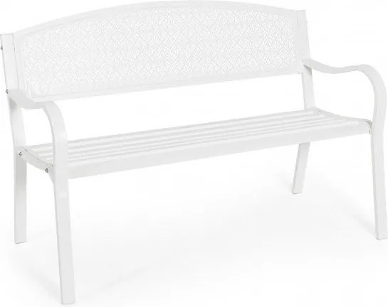 Panca 2 Posti 123x55x84h cm Lizette Bianco...