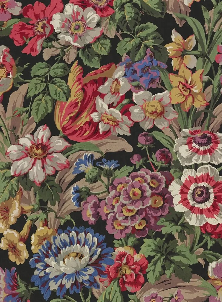 House of Hackney Carta da parati Florescence - Noir