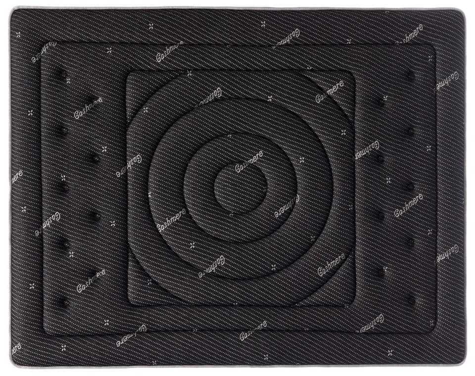 Materasso bifacciale in schiuma media/straordinaria 140x200 cm Premium Black Multizone - Moonia