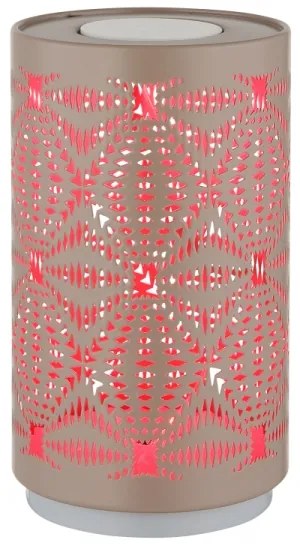 Globo 21018CH - Lampada da tavolo LED RGB touch AMIYAH LED/1W/5V 500mAh marrone