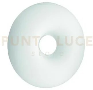 Plafoniera dodi d.53cm 4 luci attacco e27 colore bianco con decoraz...