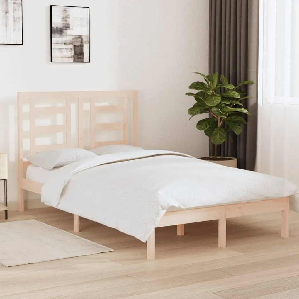 Giroletto Senza Materasso 120x200 Cm İn Legno Massello Di Pino /