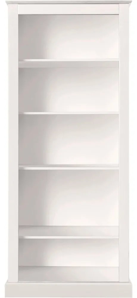 Libreria in legno di pino bianco 181x31 cm Mille - Støraa