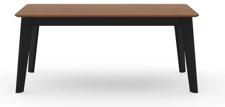 Tavolo da pranzo pieghevole con piano in legno di noce in colore naturale 100x180 cm Shadow - TemaHome