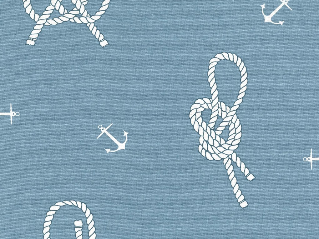 Marino cuscino in cotone disponibile in diverse colorazioni stile marinaresco azzurro