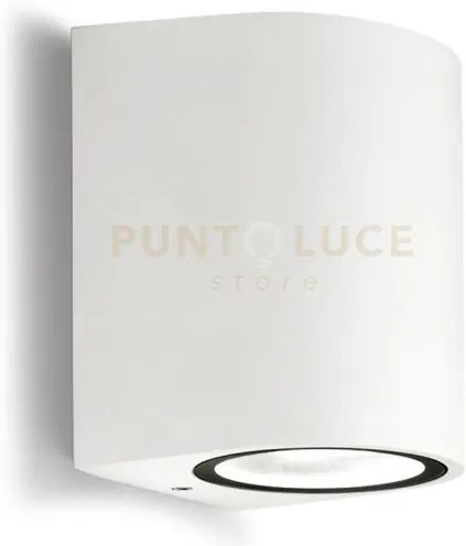 Ges900- applique bianco 1 luce attacco gu10 ip44 6,8x10cm