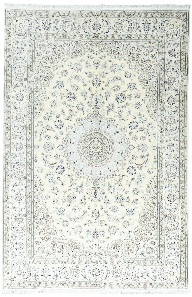 Nain Tappeto persiano 200 x 300 Beige (Iran) Annodato A Mano