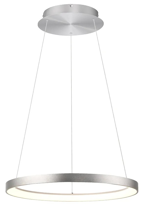 Lampada a sospensione di design in alluminio con LED dimmerabile Easylift - Hoop