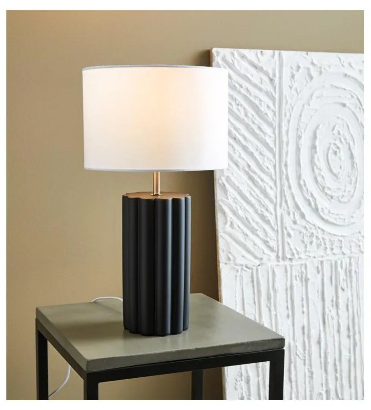 Lampada da tavolo nera, altezza 44 cm Column - Markslöjd
