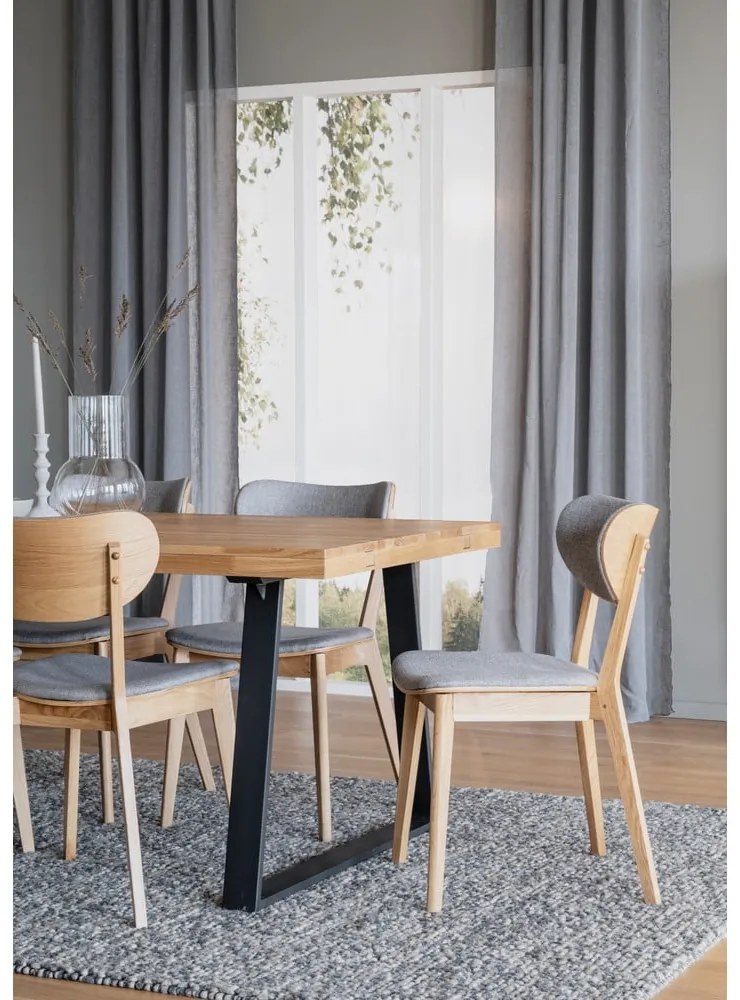 Sedie da pranzo grigie in set di 2 Kato - Rowico