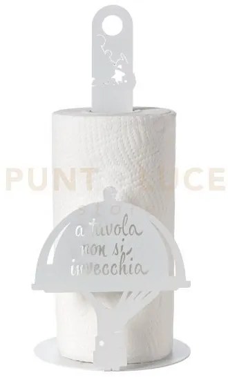 Porta rotolo da cucina moderno a tavola non si invecchia bianco mar...