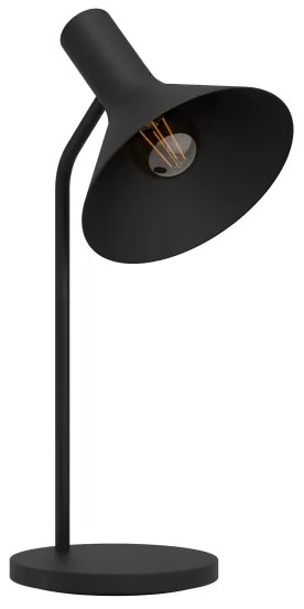 Eglo 390221 - Lampada da tavolo MORESCANA 1xE27/28W/230V nero
