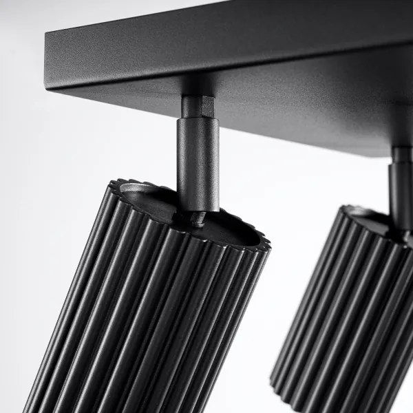 Sollux SL.1583 - Faretto KARBON 4xGU10/10W/230V nero