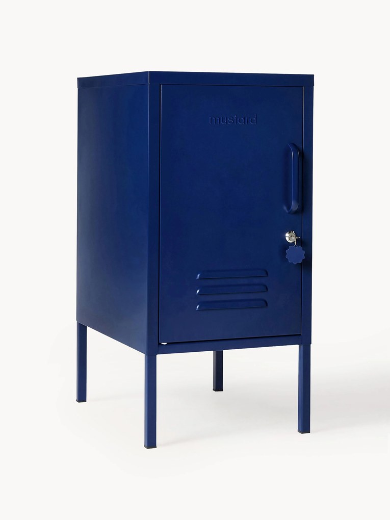 Comodino in metallo Maven, apertura verso sinistra o destra