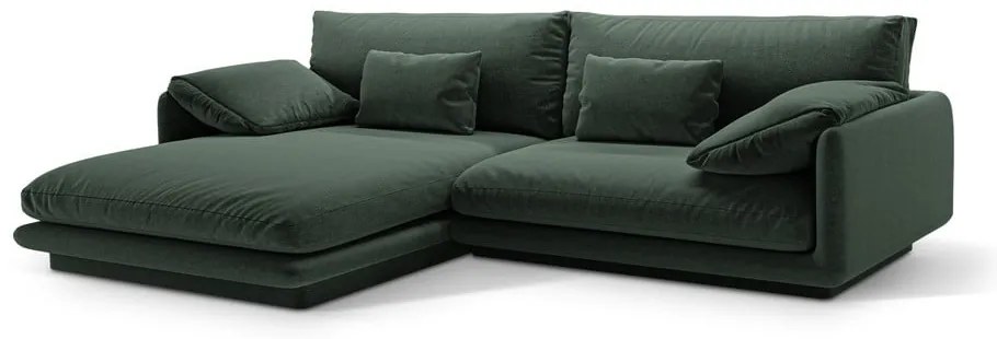 Divano angolare verde scuro (angolo sinistro) Torino - Micadoni Home