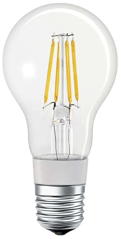 Lampadina WIFI, LED filamento, E27 goccia, trasparente, luce calda, 6.0W= 650LM (equiv 50 W), 300.0° dimmerabile, LEDVANCE