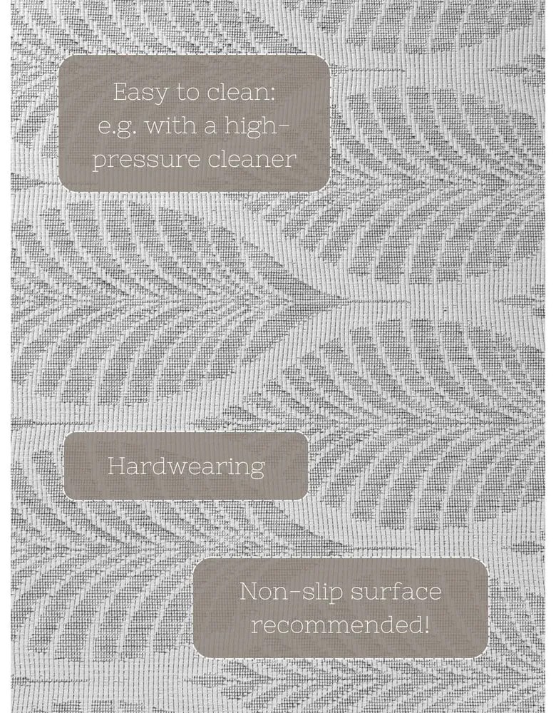 Tappeto da interno/esterno grigio/avorio 160x230 cm Duet Liora – NORTHRUGS