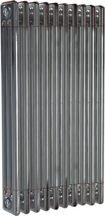 Termosifone in acciaio tubolare 3 colonne 10 elementi interasse 535 mm ERCOS Comby grigio