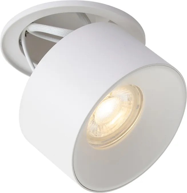 Faretto da incasso moderno bianco GU10 50mm - Echo