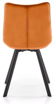 Sedia da pranzo COMORO 1 pz marrone cannella