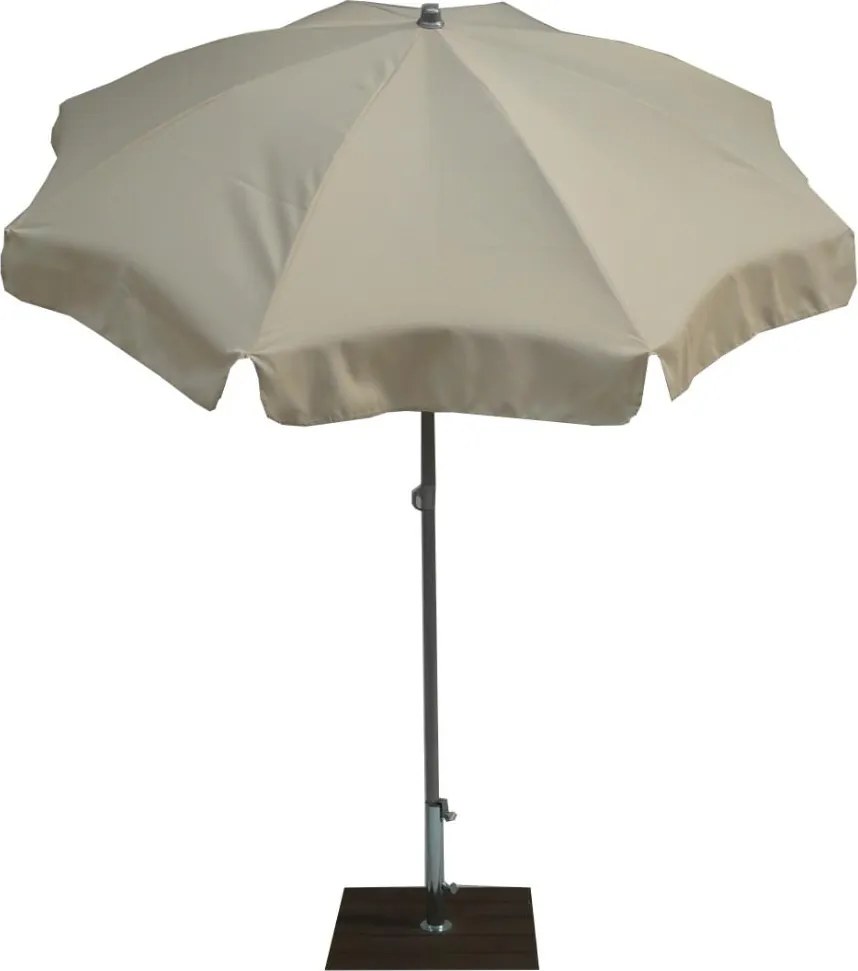 Ombrellone da Giardino Ø2 m Palo Ø33 mm in Acciaio Maffei Borgo Ecru...