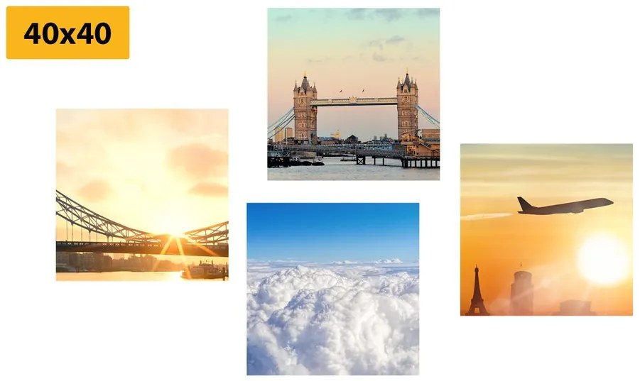 Set di quadri – Viaggio a Londra