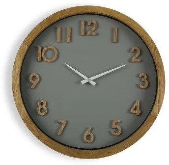 Orologio da Parete Versa 50 cm Legno MDF Legno MDF/Vetro