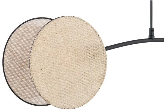 Lampadario a sospensione con filo MOTIF 2xE27/15W/230V beige