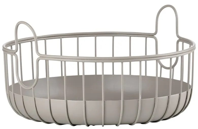 Cestino in metallo ø 22x8 cm Inu - Zone