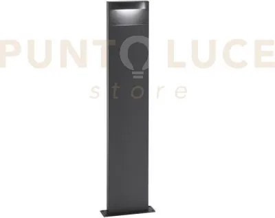 Paletto led mobula antracite in alluminio 8w 1100lm 3000k ip65 280x...