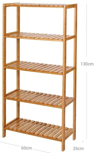 Scaffale WODY marrone