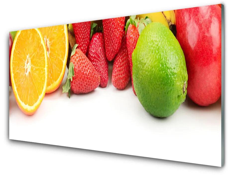 Quadro acrilico Frutta da cucina 100x50 cm