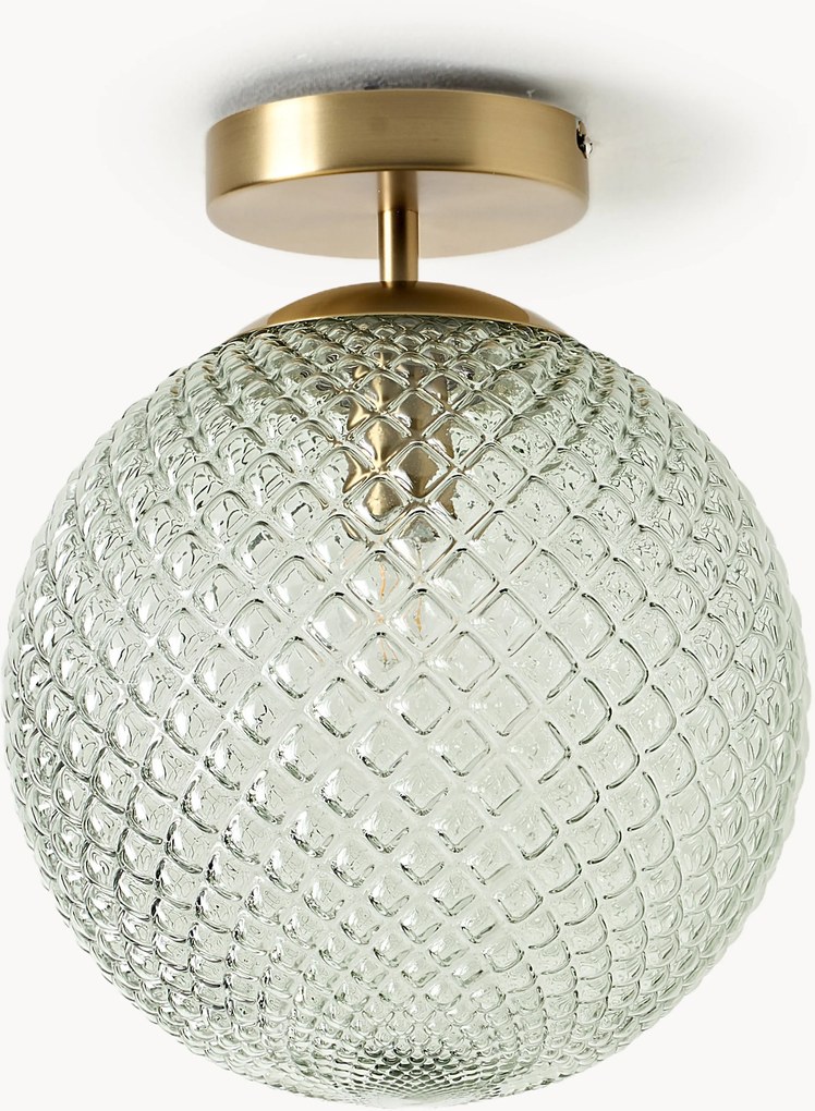 Lampada da soffitto piccola in vetro Lorna