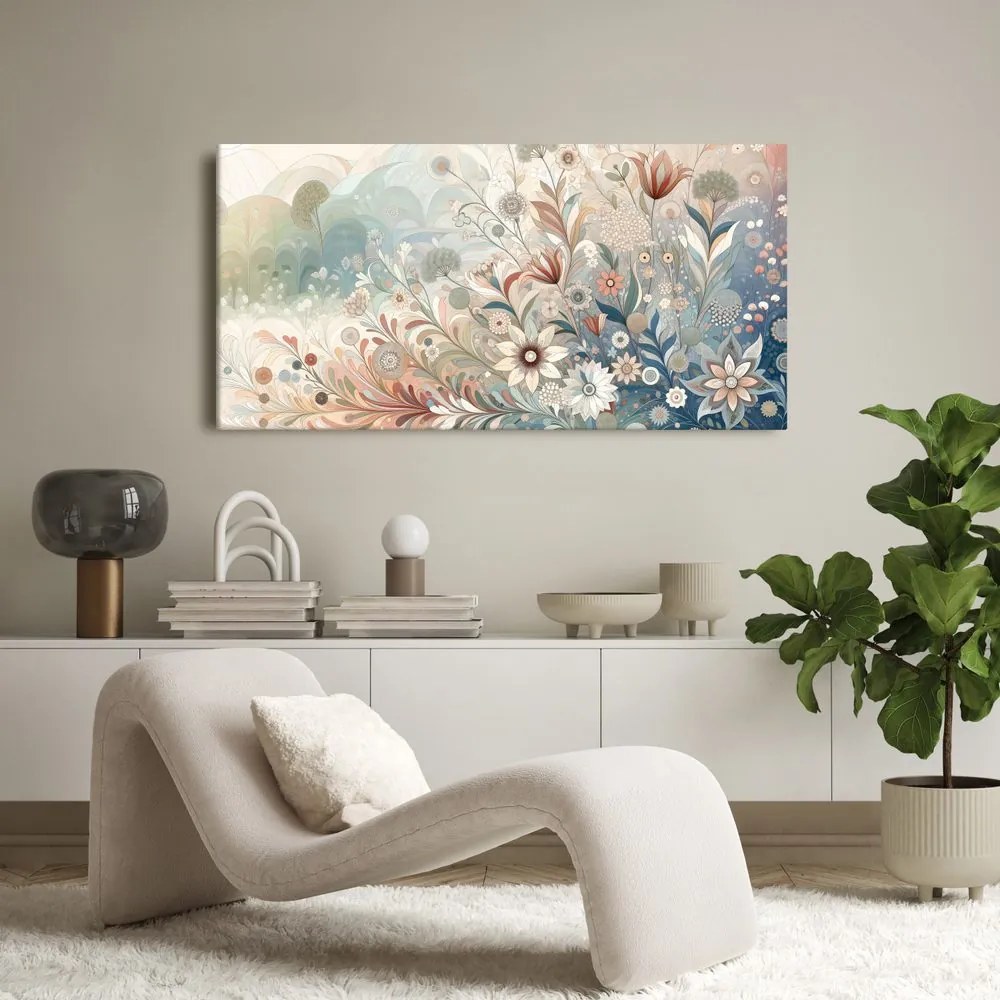 Quadro su tela – Composizione floreale stilizzata